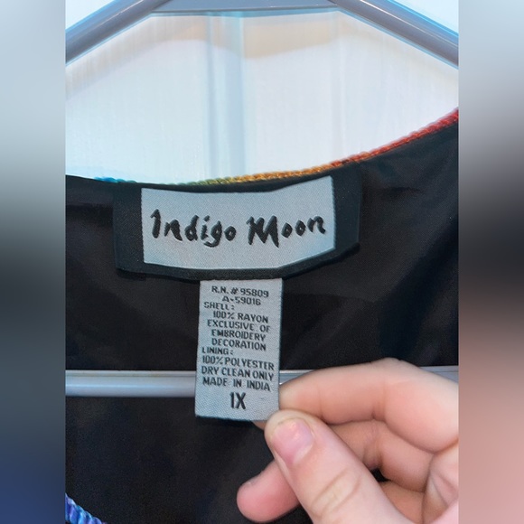 Indigo Moon Vintage Art Jacket - Picture 5 of 5